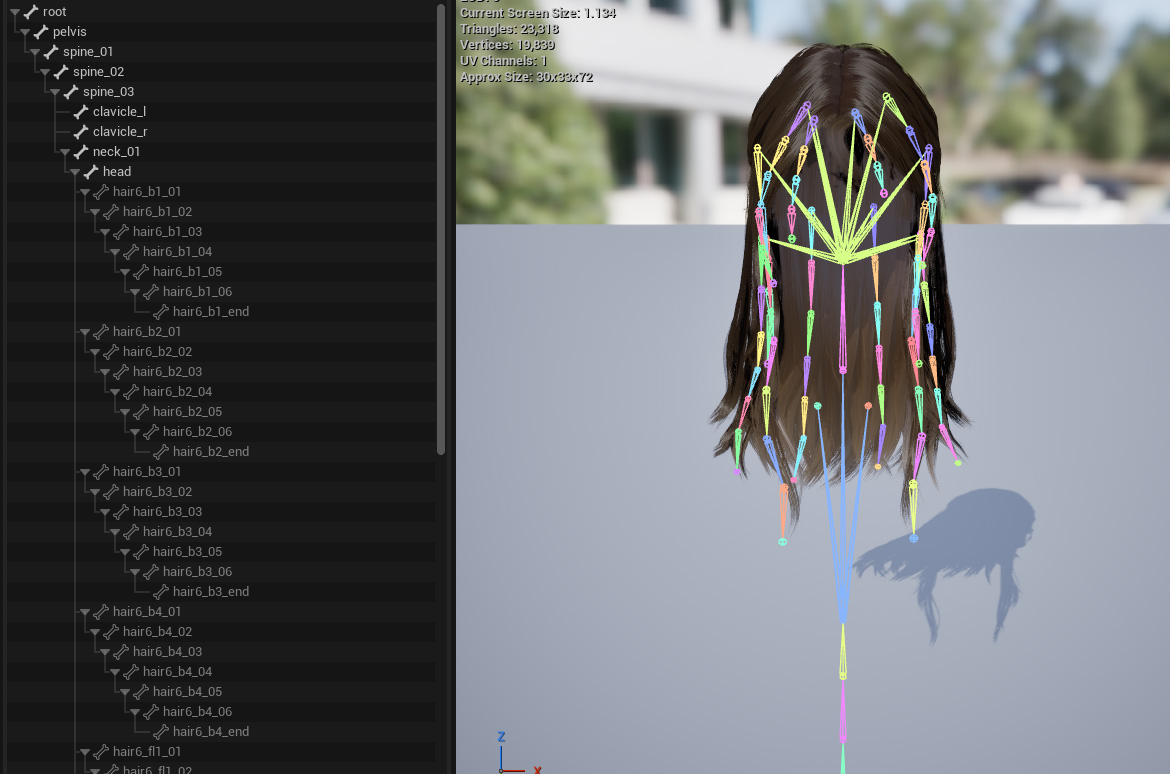 DYN_Hair6 bones